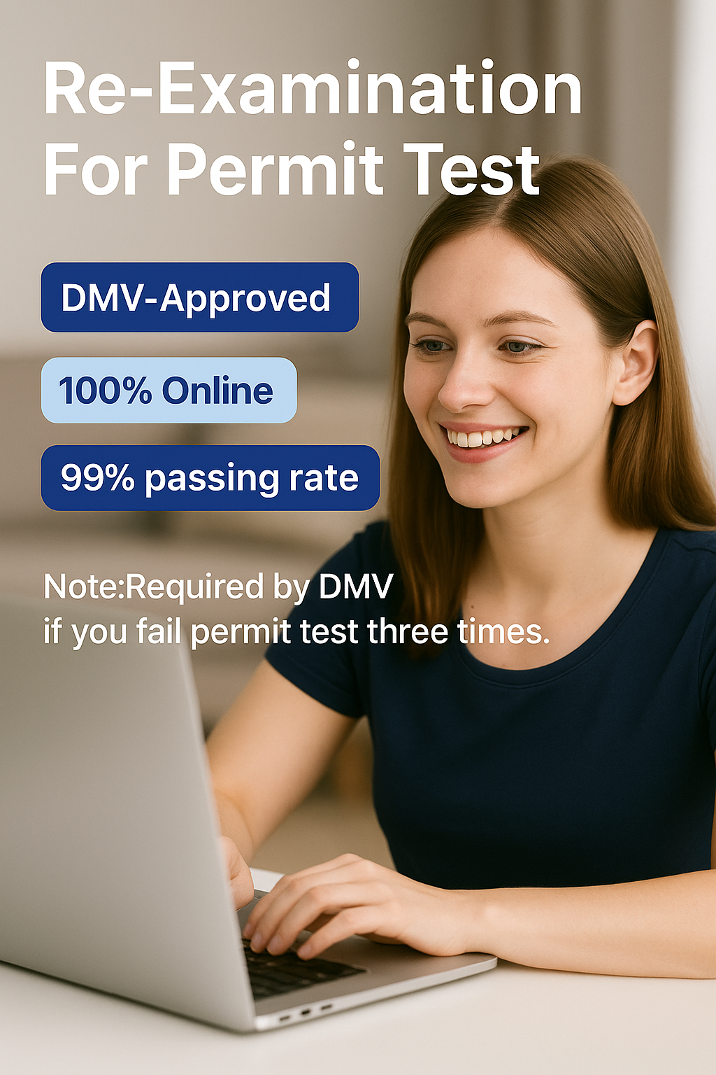 Online re-examination course for Virginia learner’s permit test